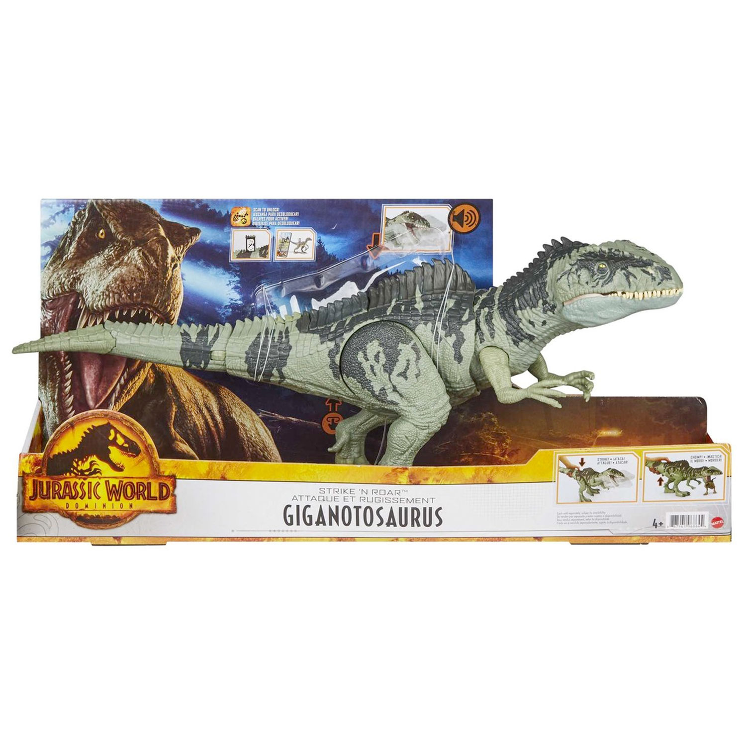 Jurassic World SLAAN EN BRULLEN REUSACHTIGE DINO 03