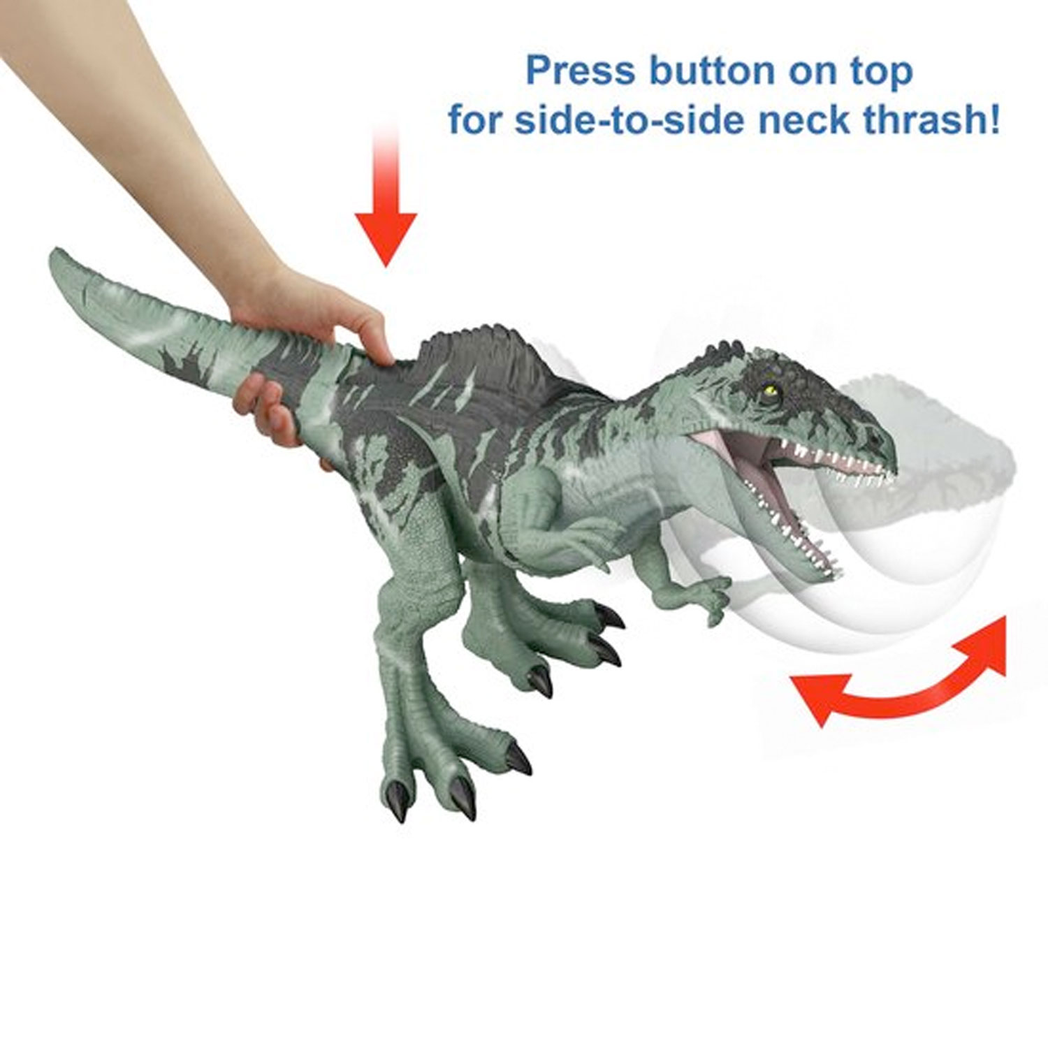 Jurassic World SLAAN EN BRULLEN REUSACHTIGE DINO 06