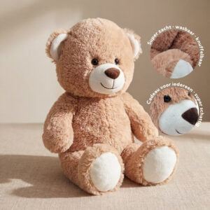 Knuffelbeer Knuffel Pluche Teddybeer Beige 08