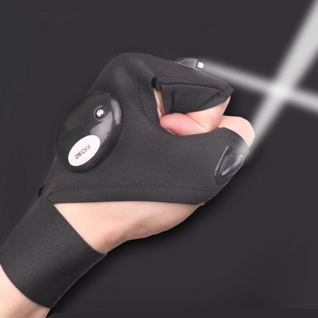 Lichtgevende handschoen LED 02