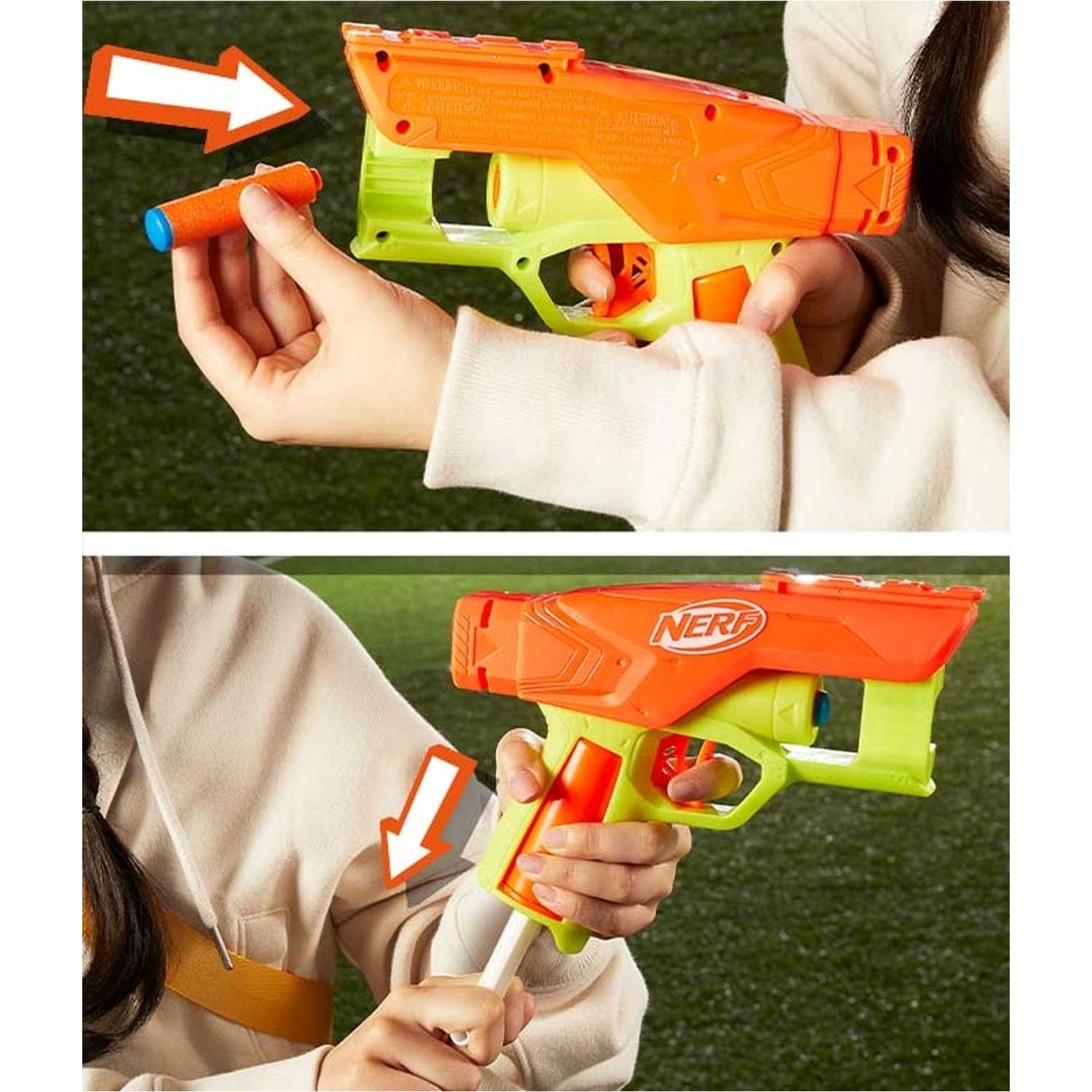 NERF N Series Gear Up Pack set van 3 speelgoedblasters Inclusief 18 Nerf N1 darts 10