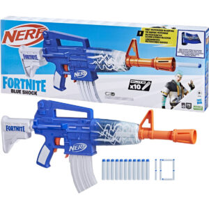 Nerf Fortnite Blue Shock pijltjes geweer 07