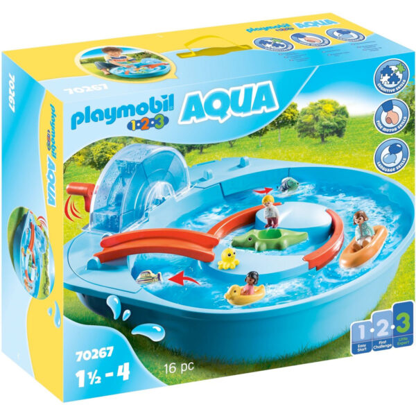 PLAYMOBIL 1.2.3. Aqua Vrolijke waterbaan 70267 01