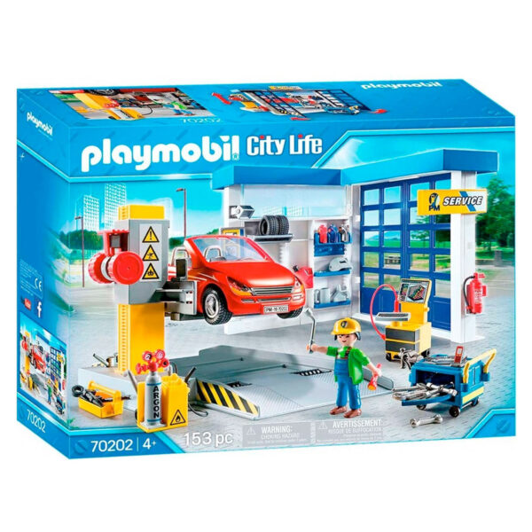 PLAYMOBIL City Life Autogarage 70202 Speelfiguren Set 01