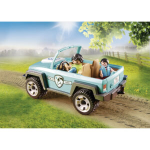 PLAYMOBIL Country Auto met aanhanger paardentrailer 70511 05