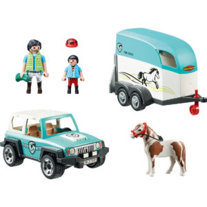 PLAYMOBIL Country Auto met aanhanger paardentrailer 70511 08