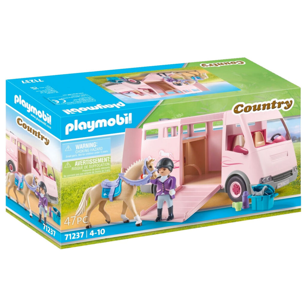 PLAYMOBIL Country Paardentransportwagen 71237 01