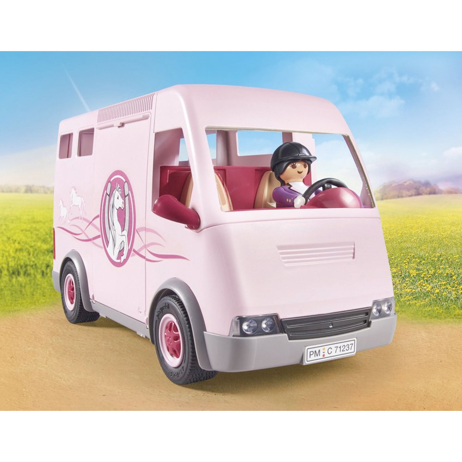 PLAYMOBIL Country Paardentransportwagen 71237 03
