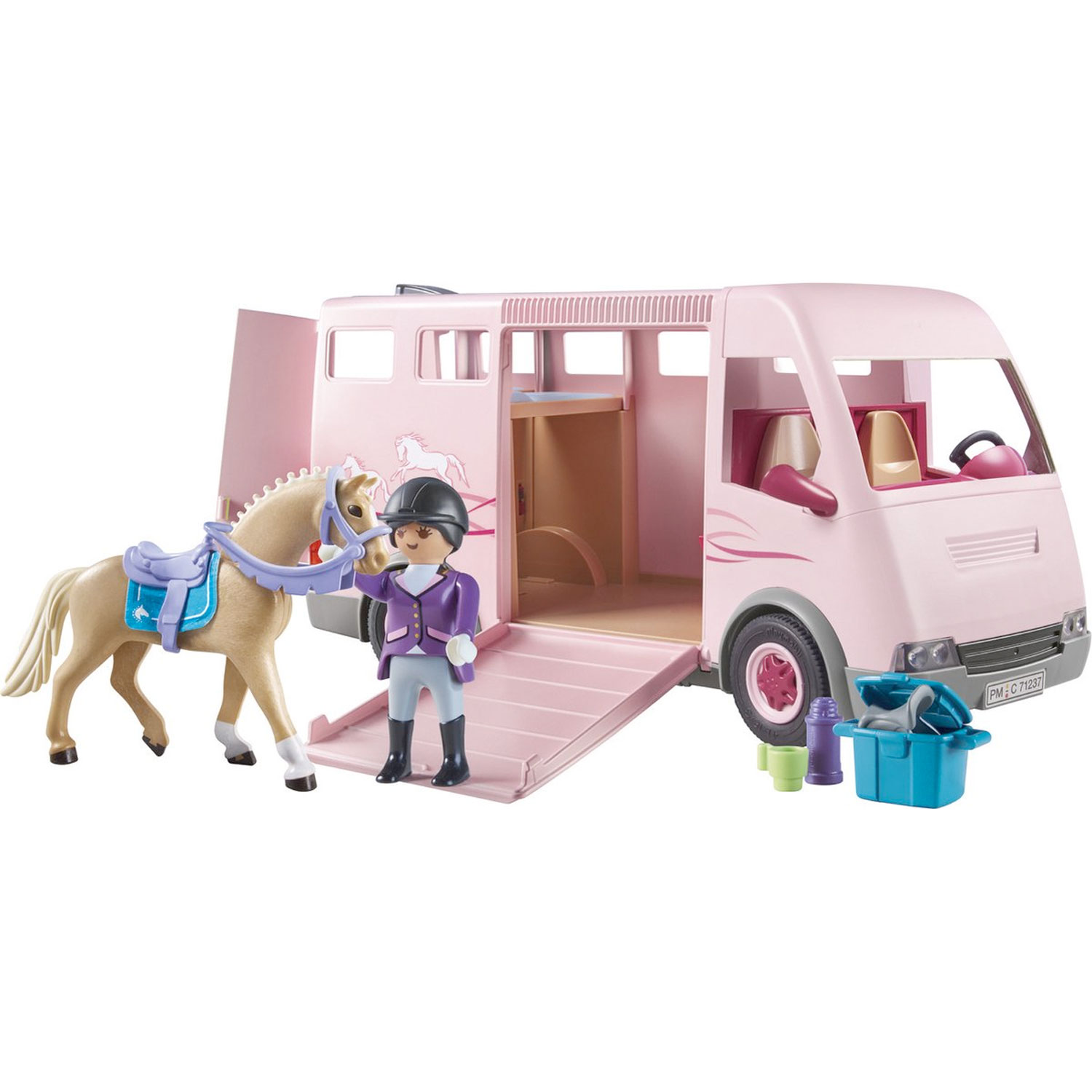 PLAYMOBIL Country Paardentransportwagen 71237 06
