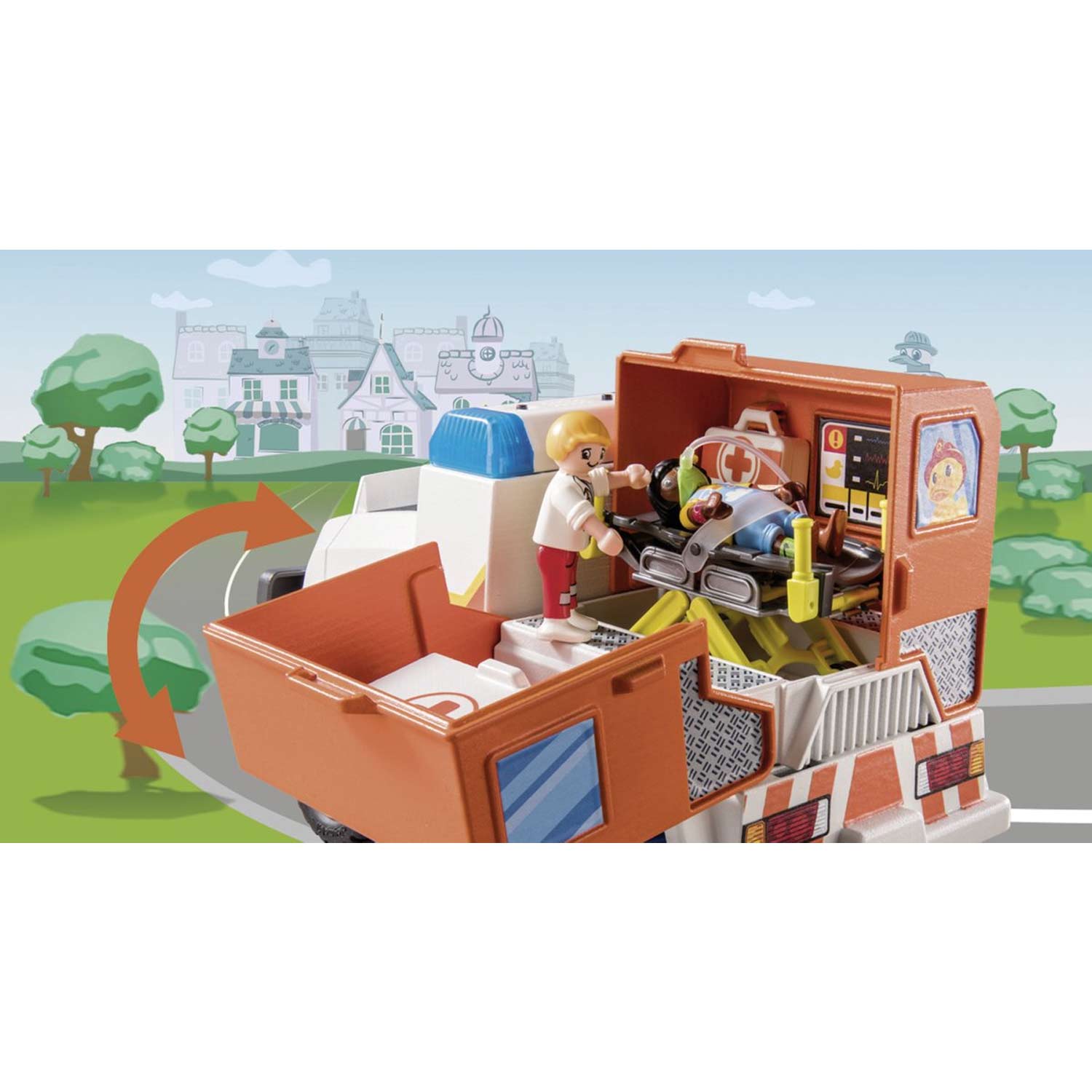 PLAYMOBIL Duck On Call Ambulance 70916 02