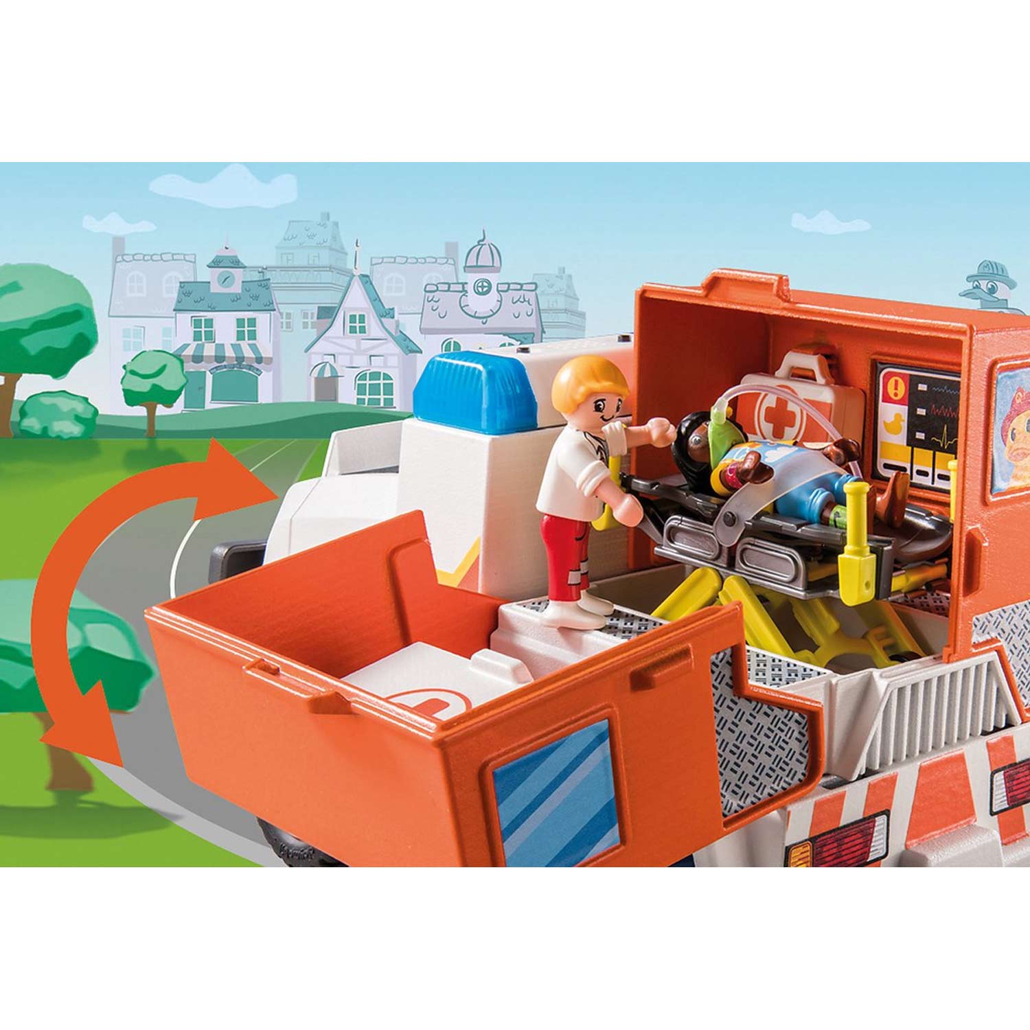 PLAYMOBIL Duck On Call Ambulance 70916 10