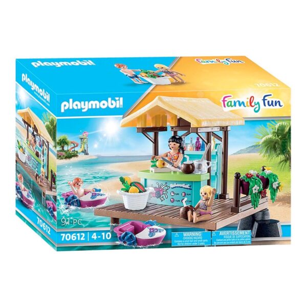 PLAYMOBIL Family Fun Waterfietsen verhuur met sapbar 70612 01