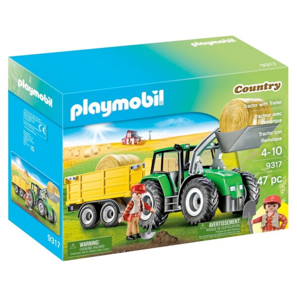 PLAYMOBIL Trekker met aanhanger 9317 01