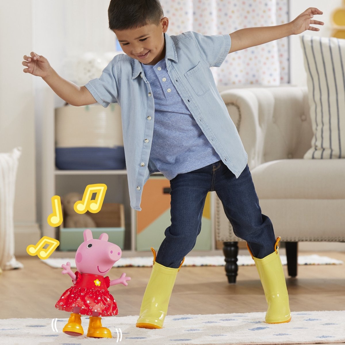 Peppa Pig Peppa's Modderpoelen Feestje Interactieve Pop 11