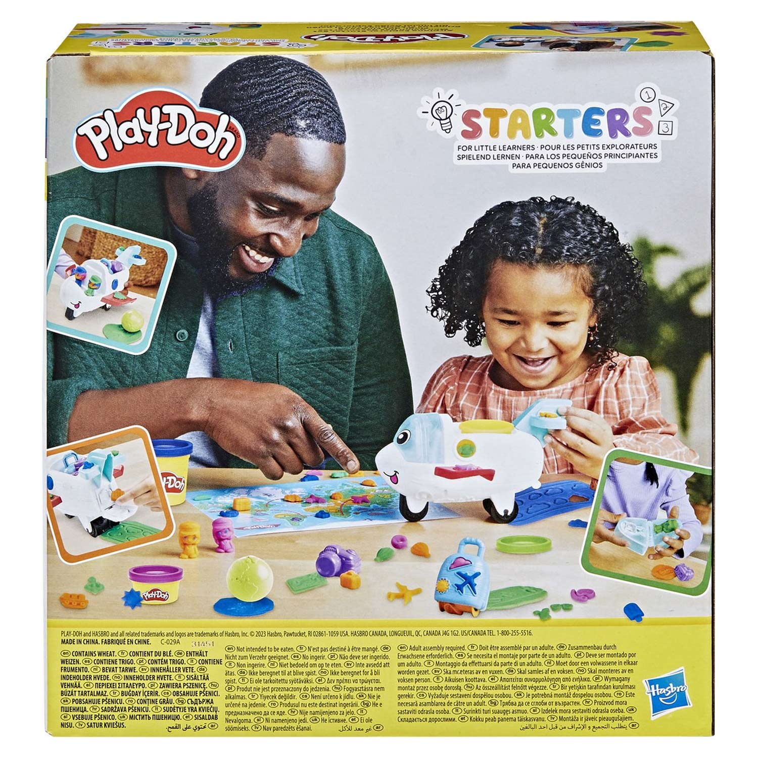 Play Doh Airplane Explorer Starter Set Boetseerklei 4 Play Doh potjes 09