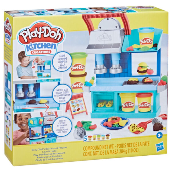 Play Doh Busy Chefs Restaurant Klei speelset 15