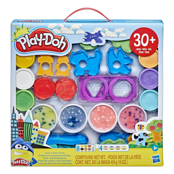 Play Doh Gereedschaps en Kleurenfeestje 30 delig 01