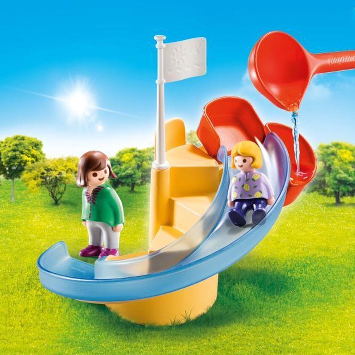 Playmobil 1 2 3 Aqua 70270 glijbaan 02