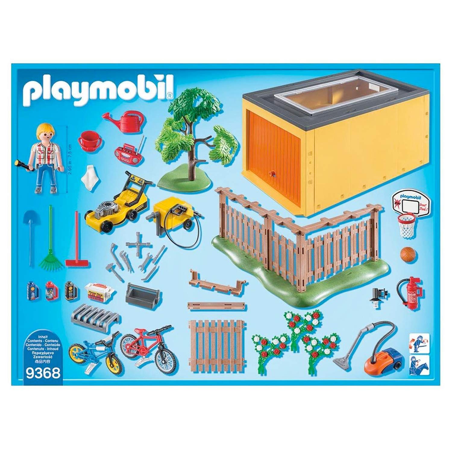 Playmobil 9368 Fietsenstalling garage 02