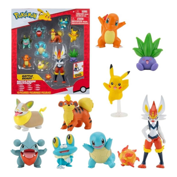 Pokemon Battle figure 10 pack speelfiguren 01