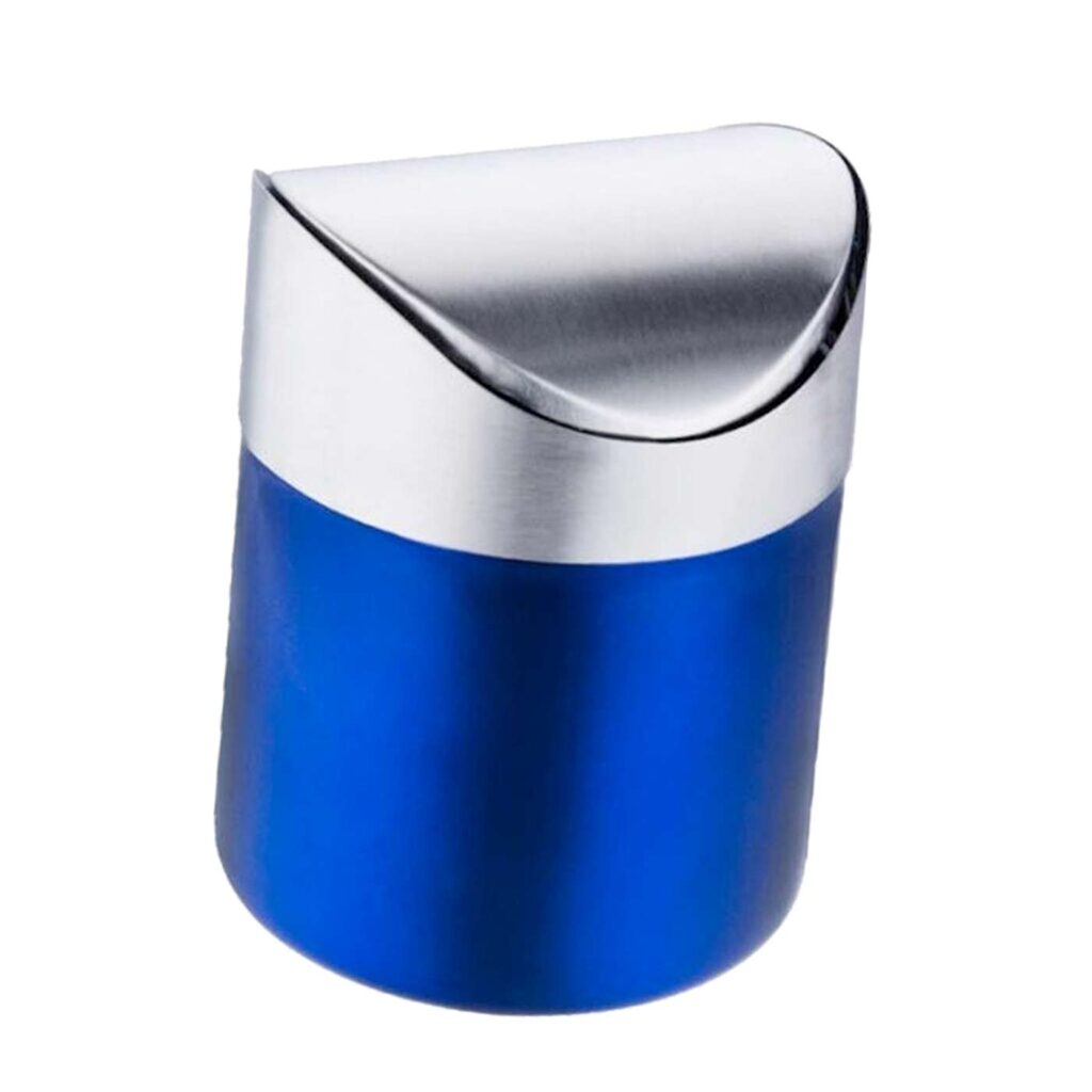 Prullenbakje tafel blauw 1