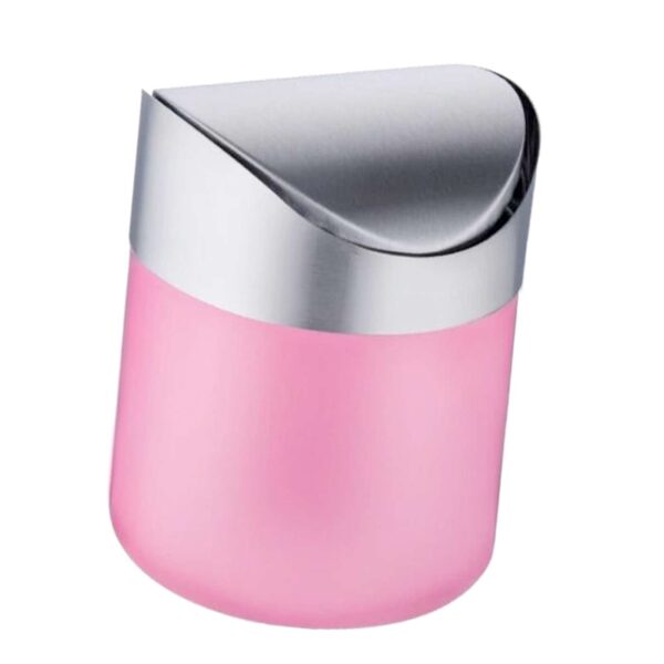 Prullenbakje tafel roze 1