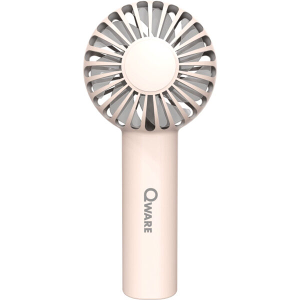 Qware Handheld Fan Handventilator Roze 01