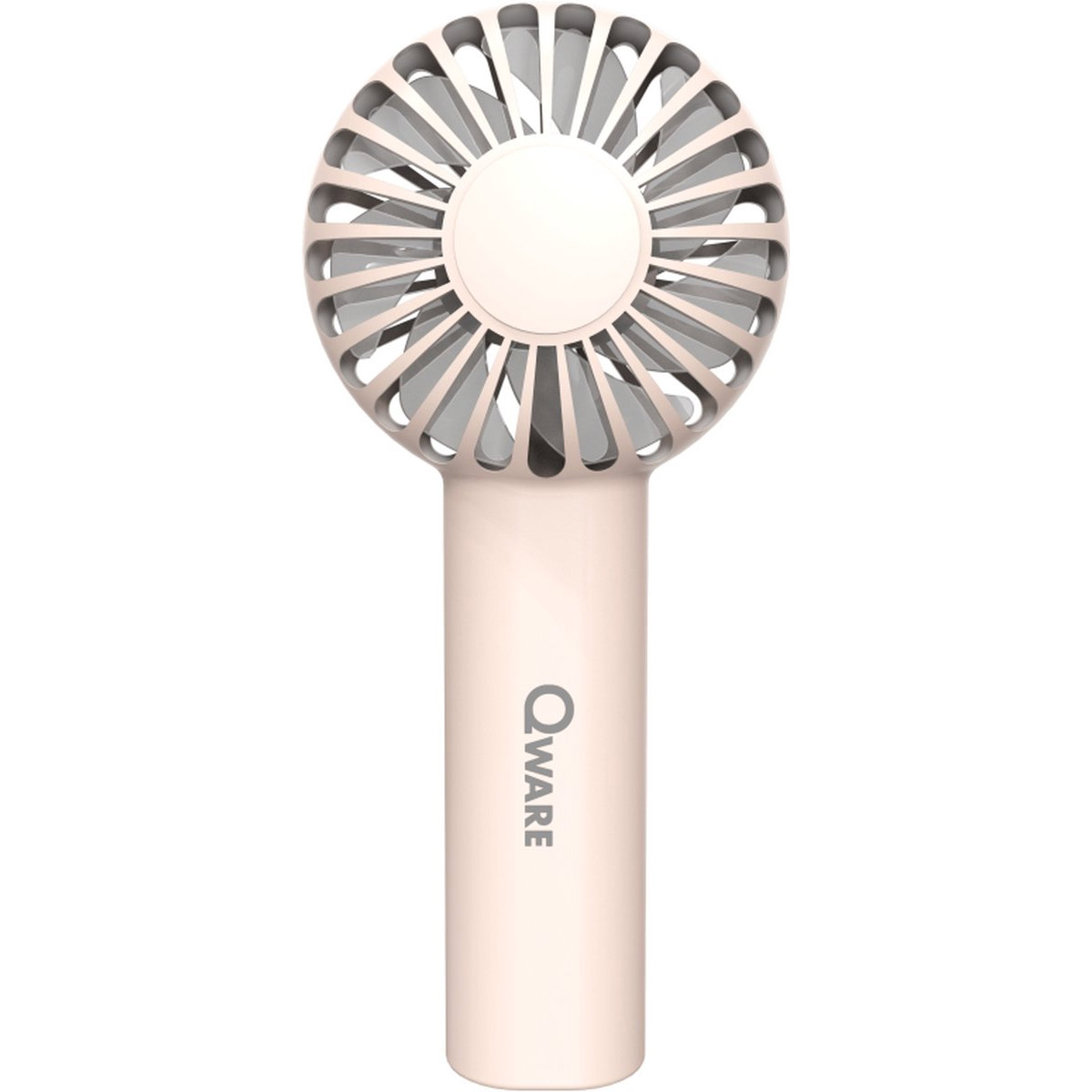 Qware Handheld Fan Handventilator Roze 01
