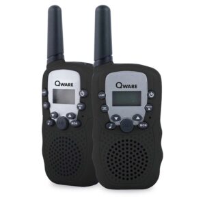 Qware walkie talkie zwart 01