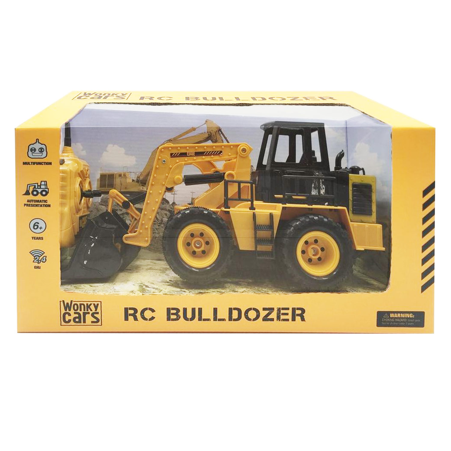 RC Bulldozer radiografisch bestuurbaar werkvoertuig 02