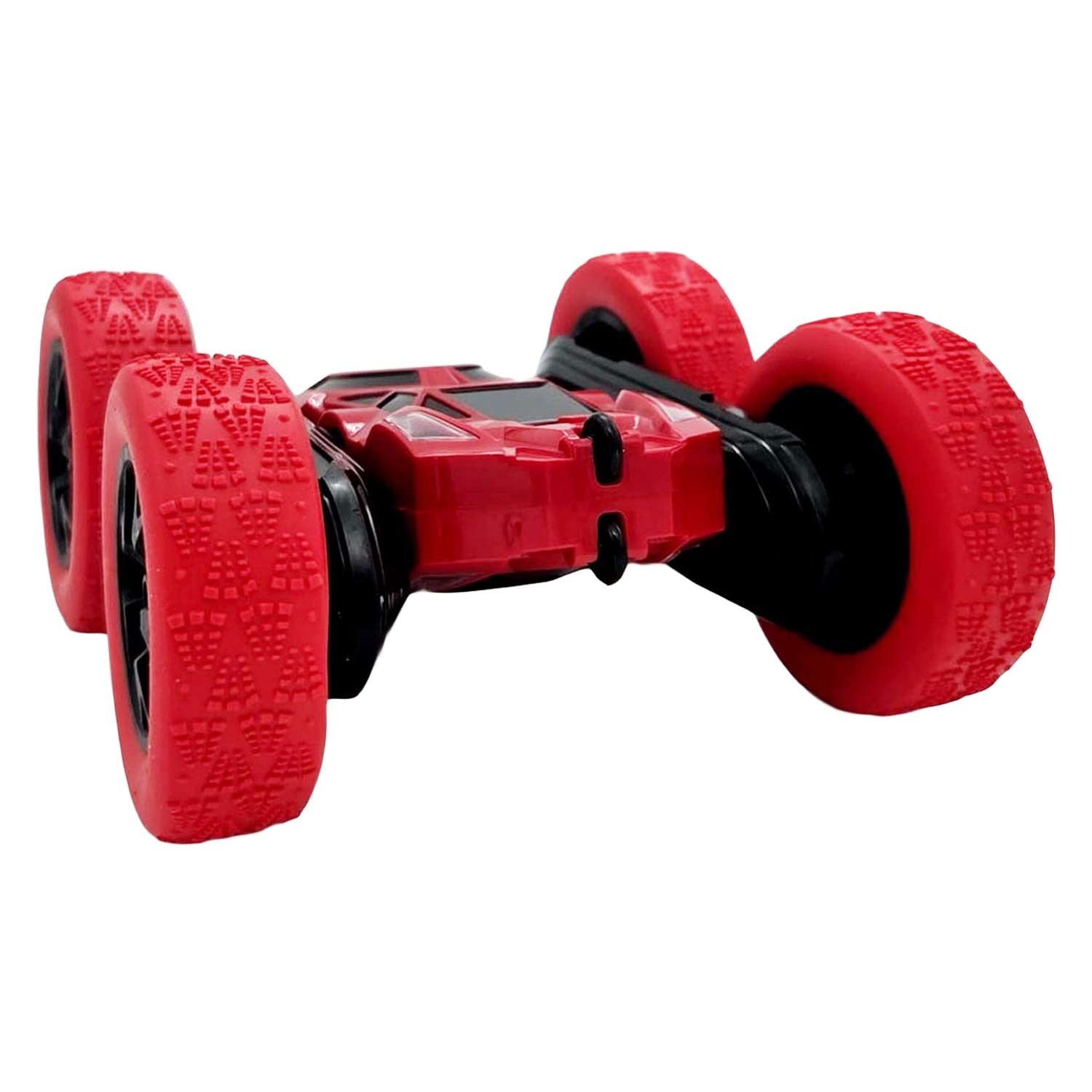 RC bestuurbare stunt auto stunt car roterende 360° rollen draaien spinnen Rood 4x4 Ruig terrein auto 7km h Oplaadbaar USB 01