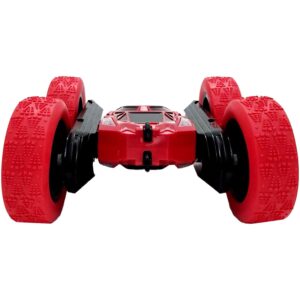RC bestuurbare stunt auto stunt car roterende 360° rollen draaien spinnen Rood 4x4 Ruig terrein auto 7km h Oplaadbaar USB 08