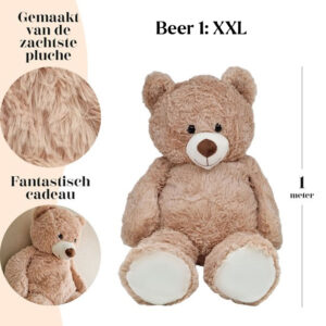 Set van twee Knuffel Beren XL XXL 02