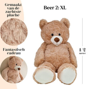 Set van twee Knuffel Beren XL XXL 03