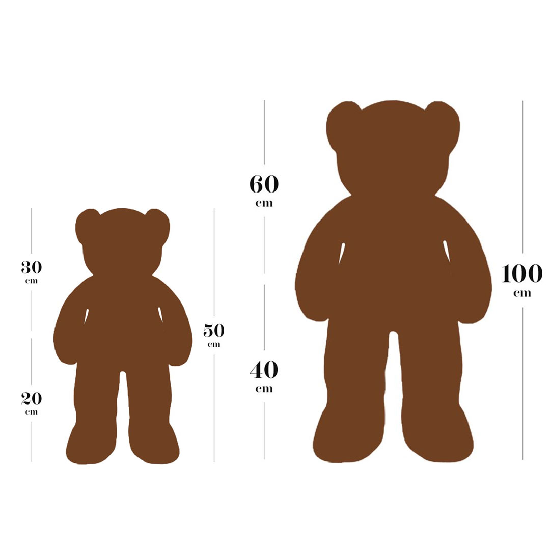 Set van twee Knuffel Beren XL XXL 10