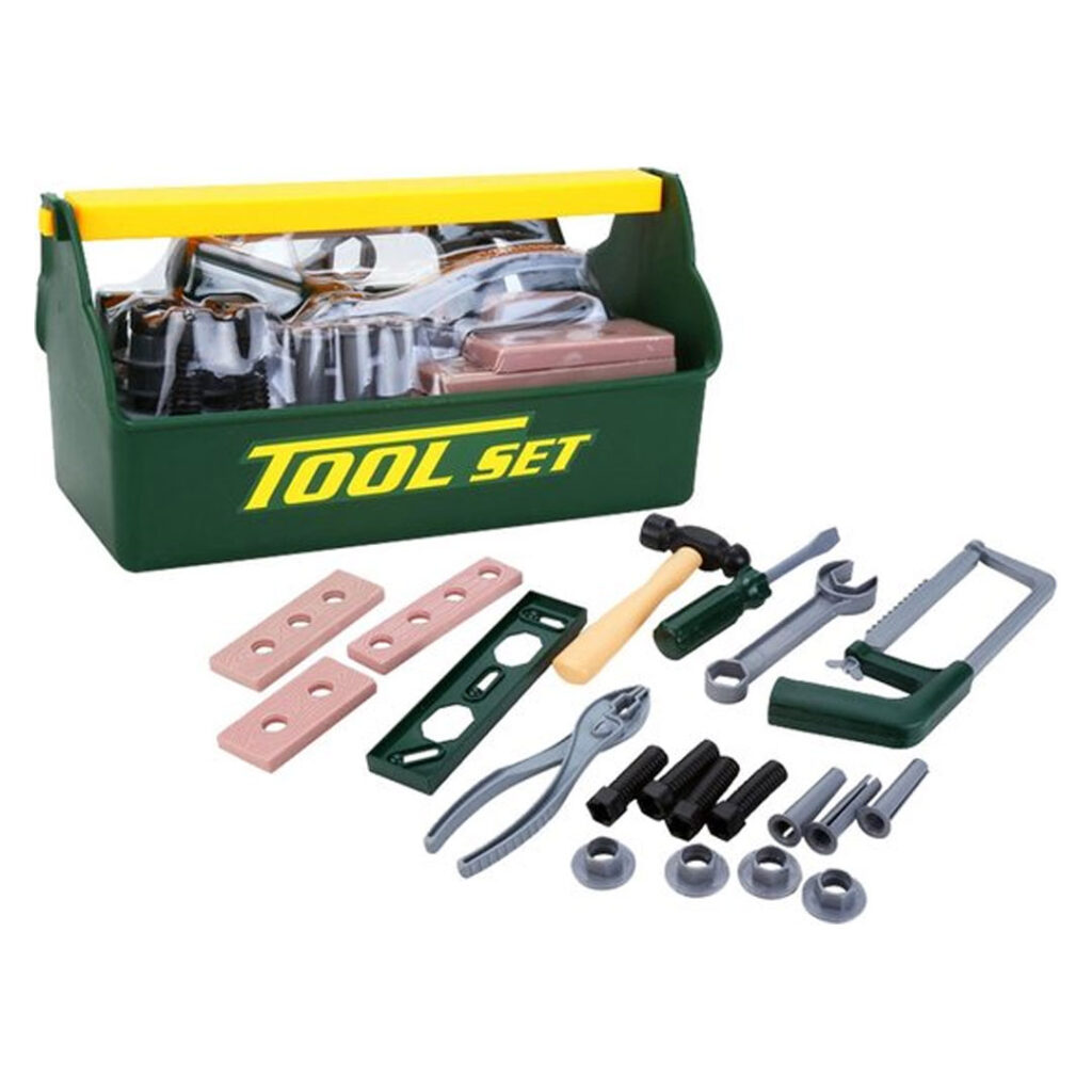 Speelgoed Gereedschapsbox met Accessoires Gereedschapskist Gereedschap set Timmeren Zagen Hamer Zaag Tang 01