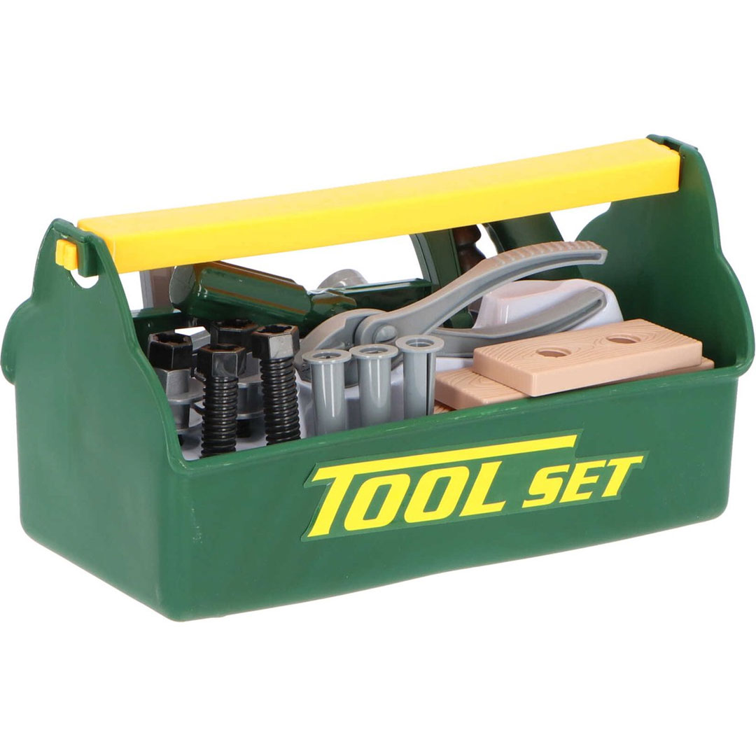 Speelgoed Gereedschapsbox met Accessoires Gereedschapskist Gereedschap set Timmeren Zagen Hamer Zaag Tang 02