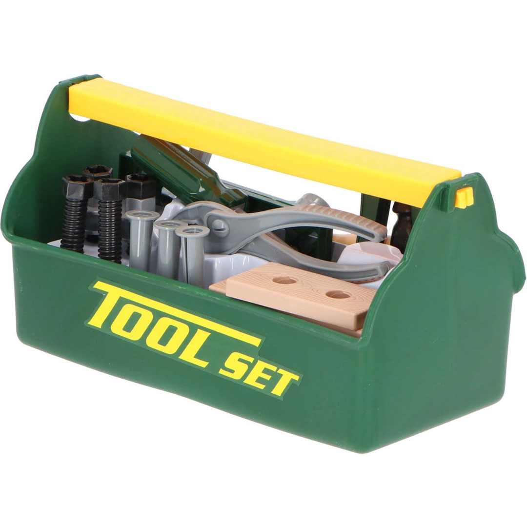 Speelgoed Gereedschapsbox met Accessoires Gereedschapskist Gereedschap set Timmeren Zagen Hamer Zaag Tang 04