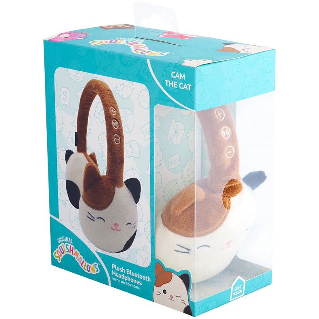Squishmallows Cam bluetooth koptelefoon met pluche met microfoon verstelbaar 09