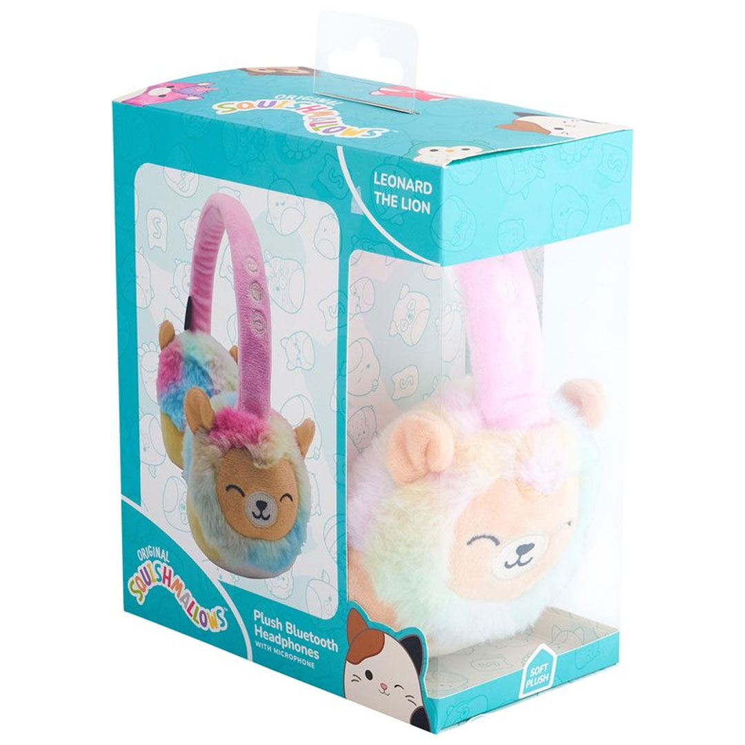 Squishmallows Leonard bluetooth koptelefoon met pluche met microfoon verstelbaar 07