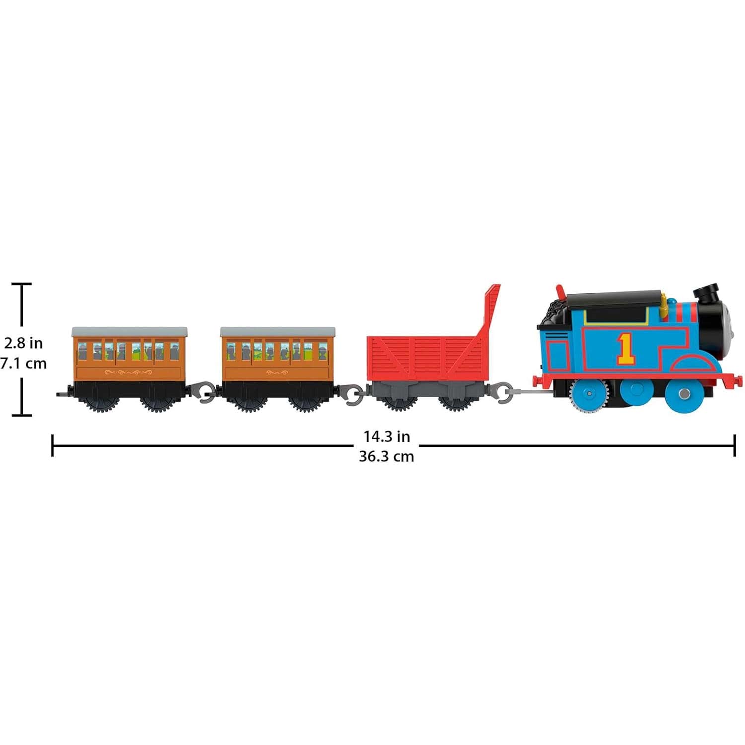 Thomas & Friends 3 in 1 Package Pickup Gemotoriseerde trein voor kleuters 04