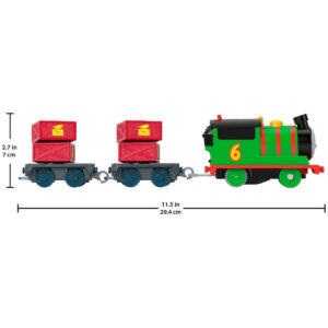 Thomas & Friends Percy Cargo Run motorische treinset met rails speelgoedtrein voor kinderen vanaf 3 jaar 05