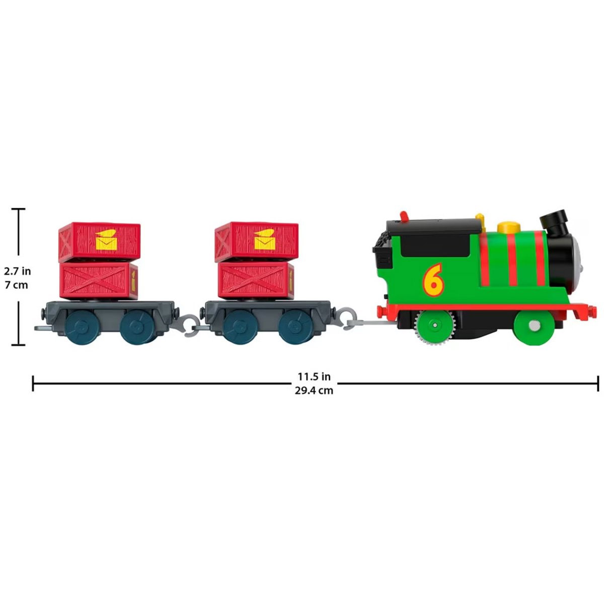 Thomas & Friends Percy Cargo Run motorische treinset met rails speelgoedtrein voor kinderen vanaf 3 jaar 05