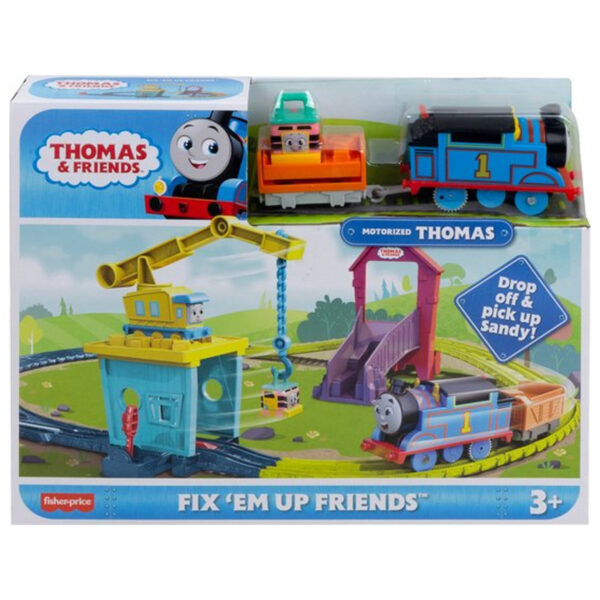 Thomas de trein treinset treinbaan fix em up friends 01 speelgoed.jpgThomas de trein treinset treinbaan fix em up friends 12 speelgoed