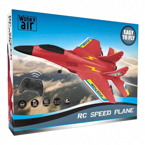 Wonky Air RC straaljager Radiografisch bestuurbaar vliegtuig 4