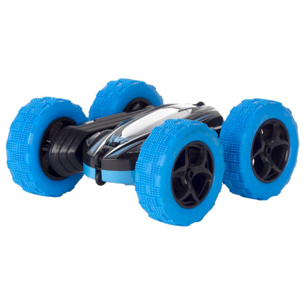 Wonky Cars Bestuurbare Auto 360 Blauw 01