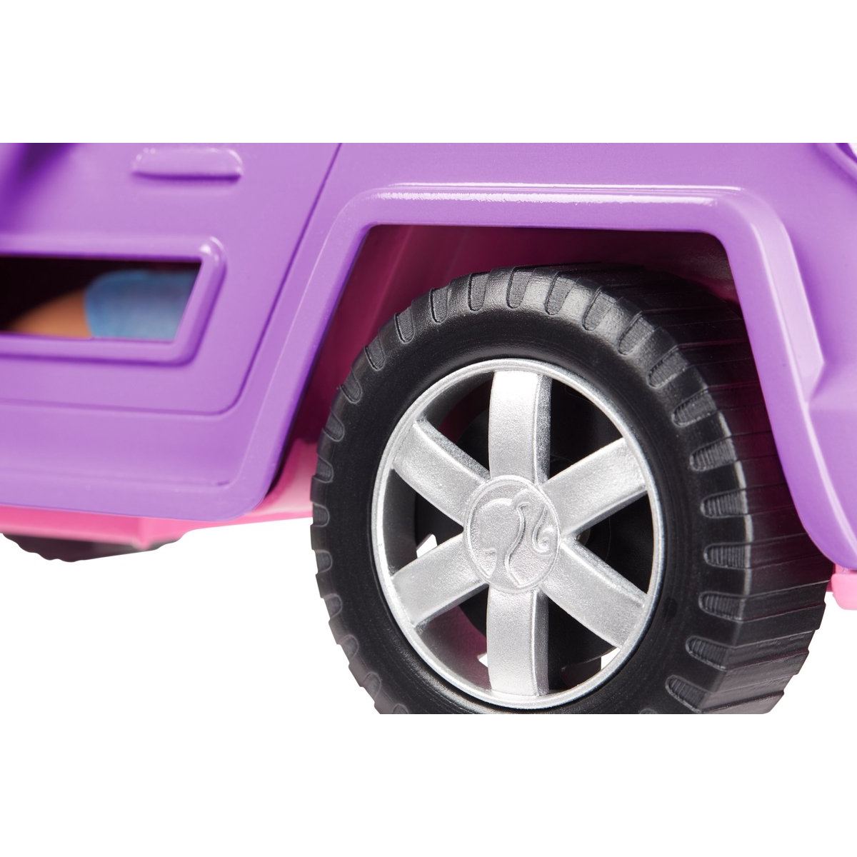 barbie beach jeep paars 04 detail achterwiel