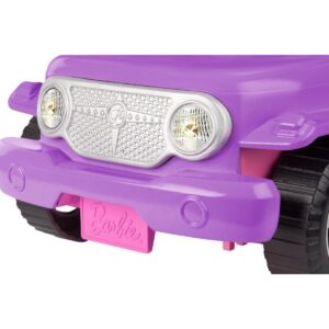 barbie beach jeep paars 06 detail voorkant