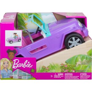 barbie beach jeep paars 07 verpakking