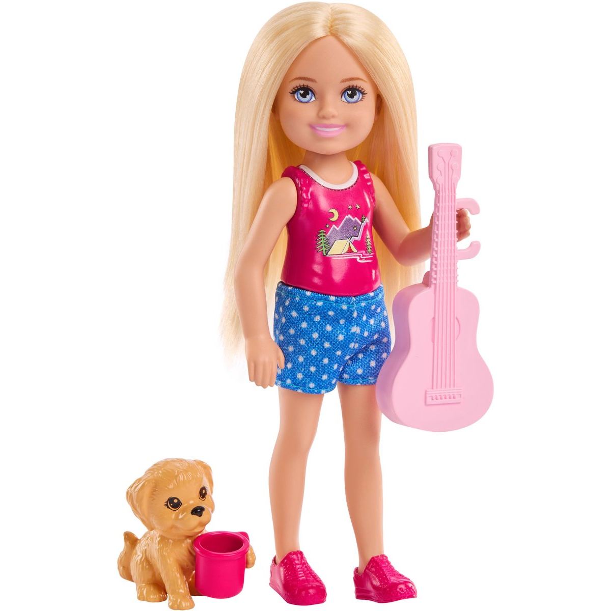 barbie chelsea outdoor avontuur kampeerset 04 pop met gitaar